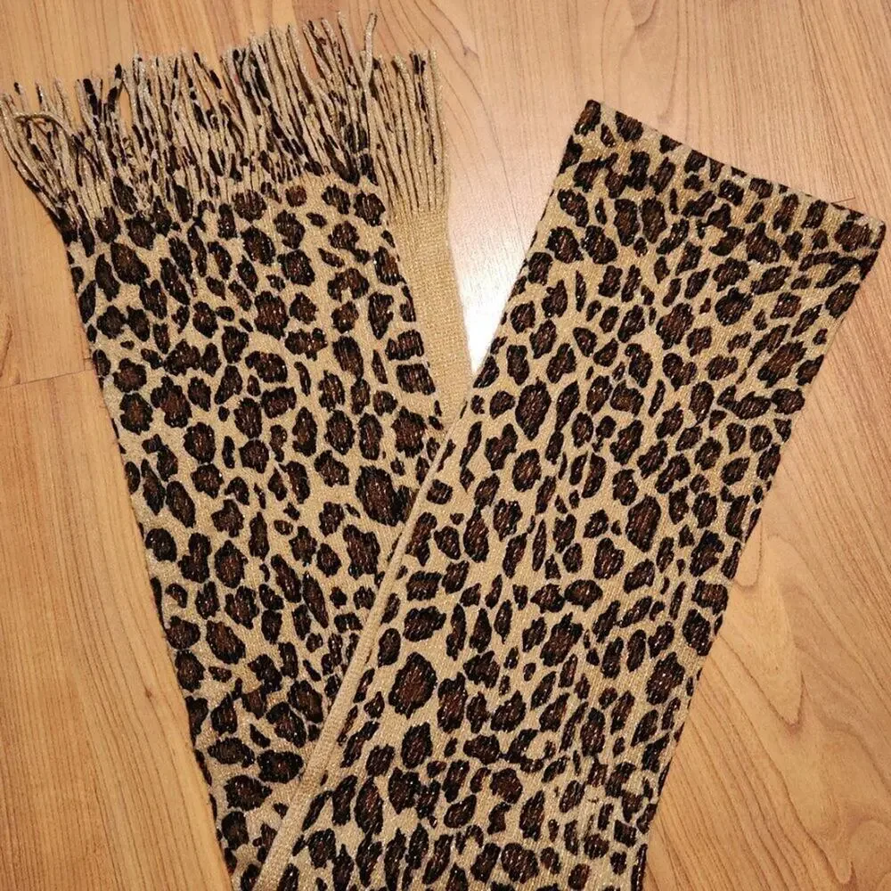 Animal Print Scarf || 72 inches EUC